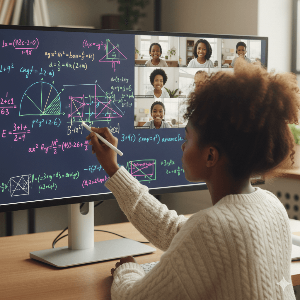 Digital whiteboard graphics